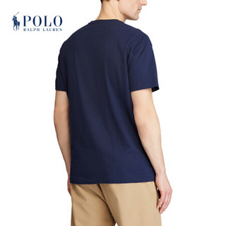 Ralph Lauren/拉夫劳伦男装 2020年秋季定制修身版型Polo小熊T恤12578 410-海军蓝 XS
