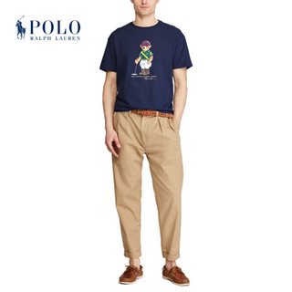 Ralph Lauren/拉夫劳伦男装 2020年秋季定制修身版型Polo小熊T恤12578 410-海军蓝 XS