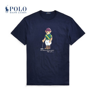 Ralph Lauren/拉夫劳伦男装 2020年秋季定制修身版型Polo小熊T恤12578 410-海军蓝 XS