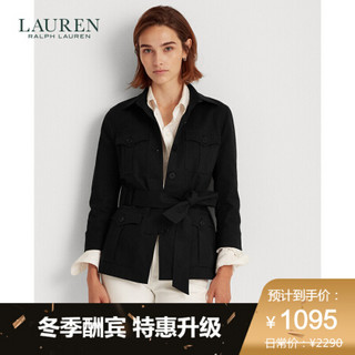 Lauren/拉夫劳伦女装 2020年秋季弹力夹克60351 001-黑色 0