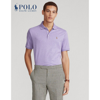 Ralph Lauren/拉夫劳伦男装 2021年春季定制修身版型柔软棉质Polo衫13150 500-紫色 L