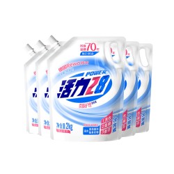 活力28 柔顺护理洗衣液 4斤*5袋