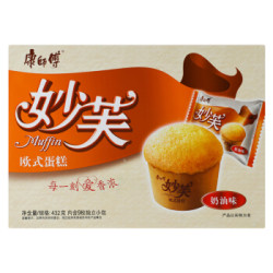 康师傅 康师傅 妙芙蛋糕 奶油口味  432g