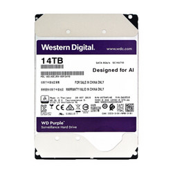 Western Digital 西部数据 WD140EJRX 512M 7200RPM 机械硬盘 14TB 紫盘