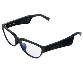 雷柏（Rapoo） Z1 Sport 智能音频眼镜 蓝牙耳机时尚科技 高清通话 持久续航 智能穿戴 防蓝光 防紫外线 黑色