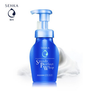 资生堂珊珂（SENKA）绵润洁面泡沫洗面奶（清爽型）150ml*24（男女适用 日本原洗颜专科洁面乳）