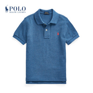 Ralph Lauren/拉夫劳伦男童 2021年早春棉质网眼布Polo衫34782 520-蓝色 4