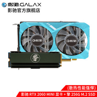 影驰GeForce RTX 2060 MINI 6GB 电脑台式机刀卡独显独立游戏显卡 RTX 2060 MINI+擎256