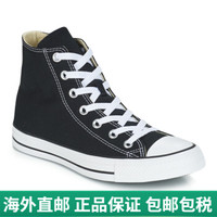 Converse/匡威高帮鞋休闲鞋板鞋经典款黑色春秋男女同款M9160C. 黑色 36