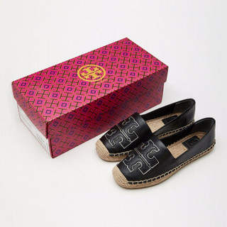 TORY BURCH 托里.伯奇 女士羊皮渔夫鞋平底单鞋 黑色 52035 013 6.5/36.5