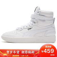 彪马 PUMA 黑标 男女 SKY LX Mid Athletic 运动 休闲鞋 372874 04白-黑色 42码 UK8码