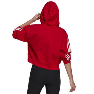 阿迪达斯 ADIDAS 三叶草 女子 SHORT HOODIE 运动 卫衣/套头衫 GN2892 S码