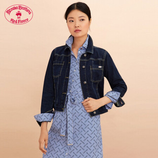 Brooks Brothers/布克兄弟女士20春新丹宁牛仔夹克外套休闲 4004-藏青色 M