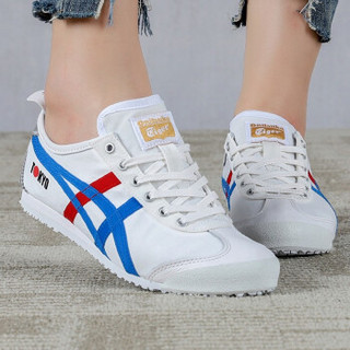 Onitsuka Tiger鬼冢虎男鞋女鞋 21春新款运动鞋复古时尚耐磨鞋子6透气低帮缓震休闲鞋板鞋 1183A730-100 36/22.5cm