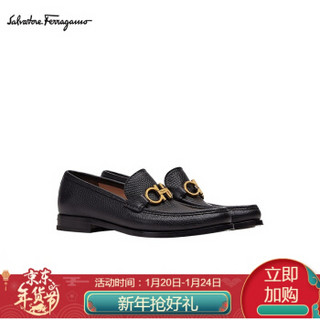 菲拉格慕(Salvatore Ferragamo)男士鹿皮革便鞋0732377_3E _ 90（20FW秋冬）（送男友）