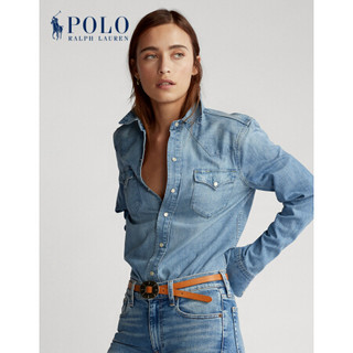 Ralph Lauren/拉夫劳伦女装 2020年秋季牛仔布衬衫21742 400-蓝色 XXS