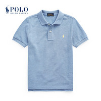 Ralph Lauren/拉夫劳伦男童 2021年春季棉质网眼布Polo衫35017 400-蓝色 4/4T