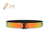 孔雀翎Louis Vuitton/路易威登2020新款男士LV SHAPE 双面腰带M0251V 黑色 85cm