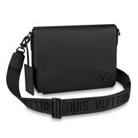 LOUIS VUITTON 路易威登 AEROGRAM系列 邮差包 M57080 黑色