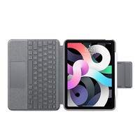logitech 罗技 iK1094 iPad Air 4 10.9英寸 蓝牙键盘保护套 灰色