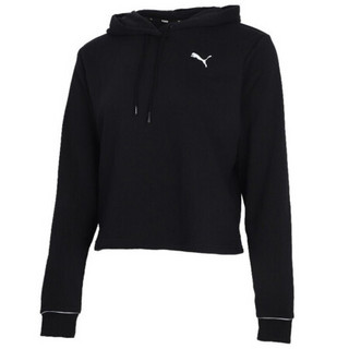 彪马 PUMA 女子 基础系列 STYLE CAT Hoodie Wmns 运动 卫衣/套头衫 587162 01黑色 M码(欧洲码)