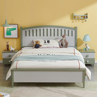 QuanU 全友 121321 简约青少年床 150*200cm