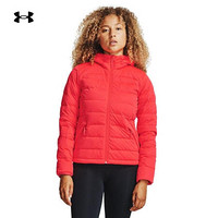 安德玛官方UA Packable女子运动羽绒夹克Under Armour1355833 红色628 L