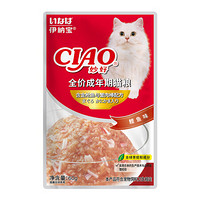 INABA 伊纳宝 猫零食 金枪鱼蟹肉棒猫条 60g*12包