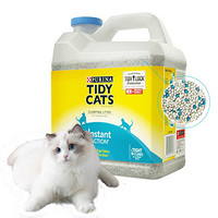 泰迪 TIDY CATS 抑氨除臭抑菌四合一结团猫砂20磅9.07kg 美国进口膨润土猫 即效除臭14磅