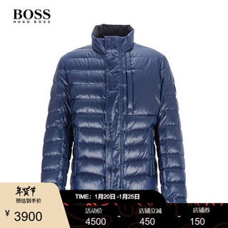 HUGO BOSS雨果博斯男装纯色时尚休闲保暖外套50405238 402-深蓝色 46