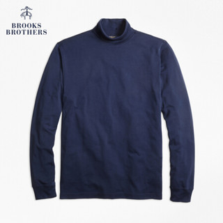 Brooks Brothers/布克兄弟男士Supima棉高领毛衣保暖休闲 4004-藏青色 M