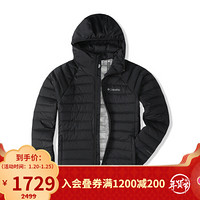 Columbia哥伦比亚户外20秋冬新品男800蓬3D热能热压鹅绒羽绒服XE1484 010 XXL