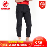 MAMMUT猛犸象 Seon Rock WB轻薄透气防泼水长裤防风裤 黑色 48