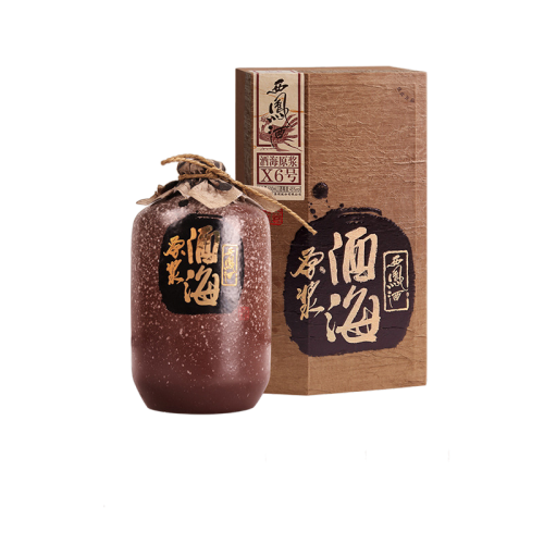 西凤酒 白酒 凤香型 酒海原浆x6号 45度 500ml 单瓶装 *2件