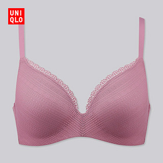 限尺码：优衣库 女装 轻型无钢圈文胸(蕾丝) 423095 UNIQLO