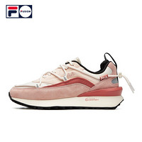 FILA FUSION  斐乐JOGGER DX老爹鞋2021春季潮女复古跑鞋 桃粉/老玫瑰-BM 36