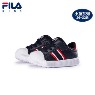 FILA KIDS 斐乐斐乐童鞋宝宝2021新款男童小童婴幼儿软底女童运动 传奇蓝/斐乐白-NV 21码/12.5cm