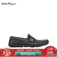 菲拉格慕(Salvatore Ferragamo)男士牛皮革驾车鞋0736547_3E _ 80（20FW秋冬）