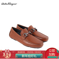 菲拉格慕(Salvatore Ferragamo)男士牛皮革驾车鞋 0671736_3E _100(2021春夏)