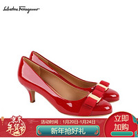 菲拉格慕(Salvatore Ferragamo)女士牛皮革高跟鞋 0592182_1D _ 70 (2021春夏)