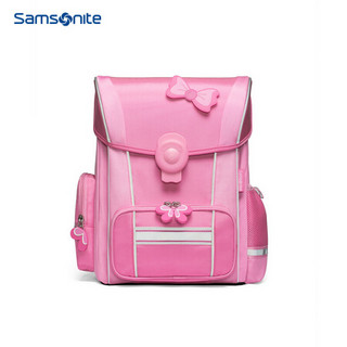 Samsonite 新秀丽 学生书包健康抗菌儿童双肩包背包轻便减负TU6*90001粉色1-3年级