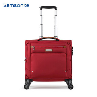 Samsonite 新秀丽 经典简约商务防泼水登机旅行箱 TD4*00002 红色 18英寸