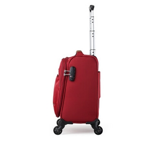 Samsonite 新秀丽 经典简约商务防泼水登机旅行箱 TD4*00002 红色 18英寸