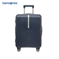 新秀丽（Samsonite）拉杆箱旅行箱行李箱时尚竖条纹男女托运箱28英寸深蓝色KD8