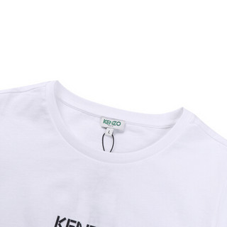 KENZO 凯卓 女士圆领短袖T恤 FA5 2TS710 937 01 白色 XS