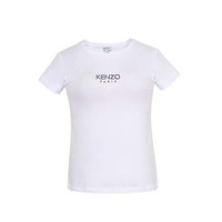 KENZO 凯卓 女士圆领短袖T恤 FA5 2TS710 937 01 白色 XS