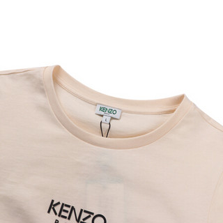 KENZO 凯卓 女士圆领短袖T恤 FA5 2TS710 937 03 米黄色 XS