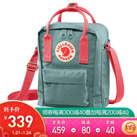 北极狐kanken sling女士背包小斜挎单肩背包斜挎包23797-664/319霜绿/桃红2.5L