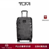 TUMI/途明Latitude系列轻质硬面波纹金属光泽万向轮拉杆箱旅行箱 0287669D 黑色 29寸