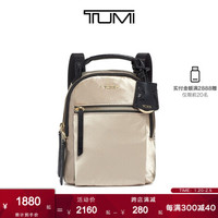 TUMI/途明Voyageur系列Serra女士迷你双肩背包 金色/黑色0196313GD